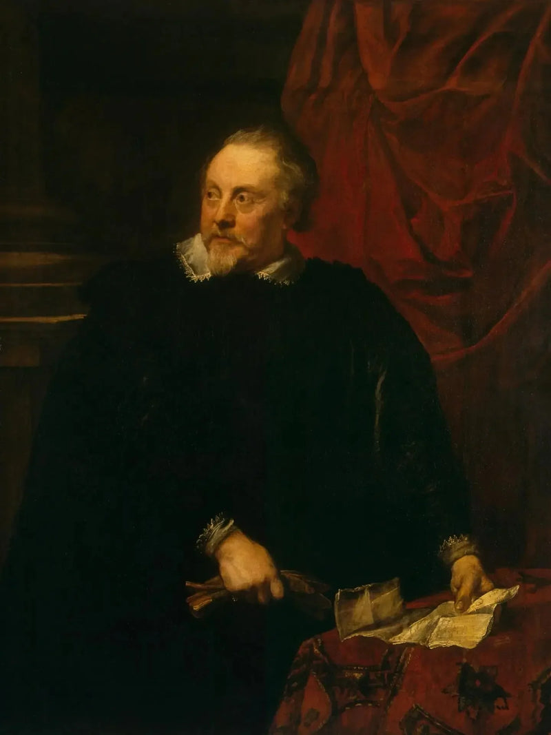 Portret mężczyzny (Portret Marca-Antoine Lumagne'a?) - Antoine van Dyck