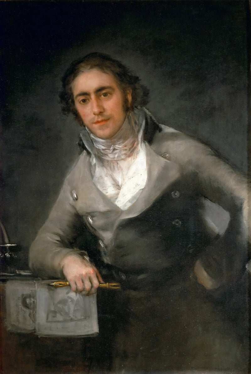Portret mężczyzny, znany również jako Portret Don Evaristo Pérez de Castro - Francisco de Goya