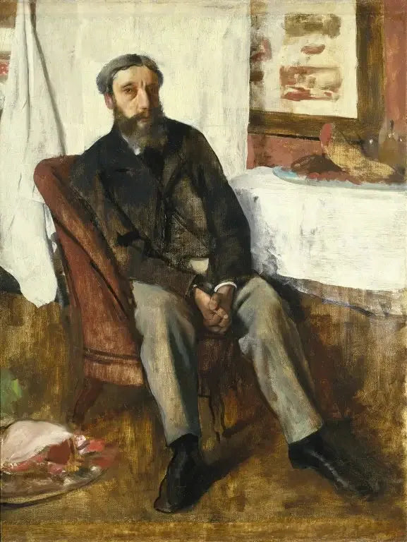 Portret mężczyzny - Edgar Degas