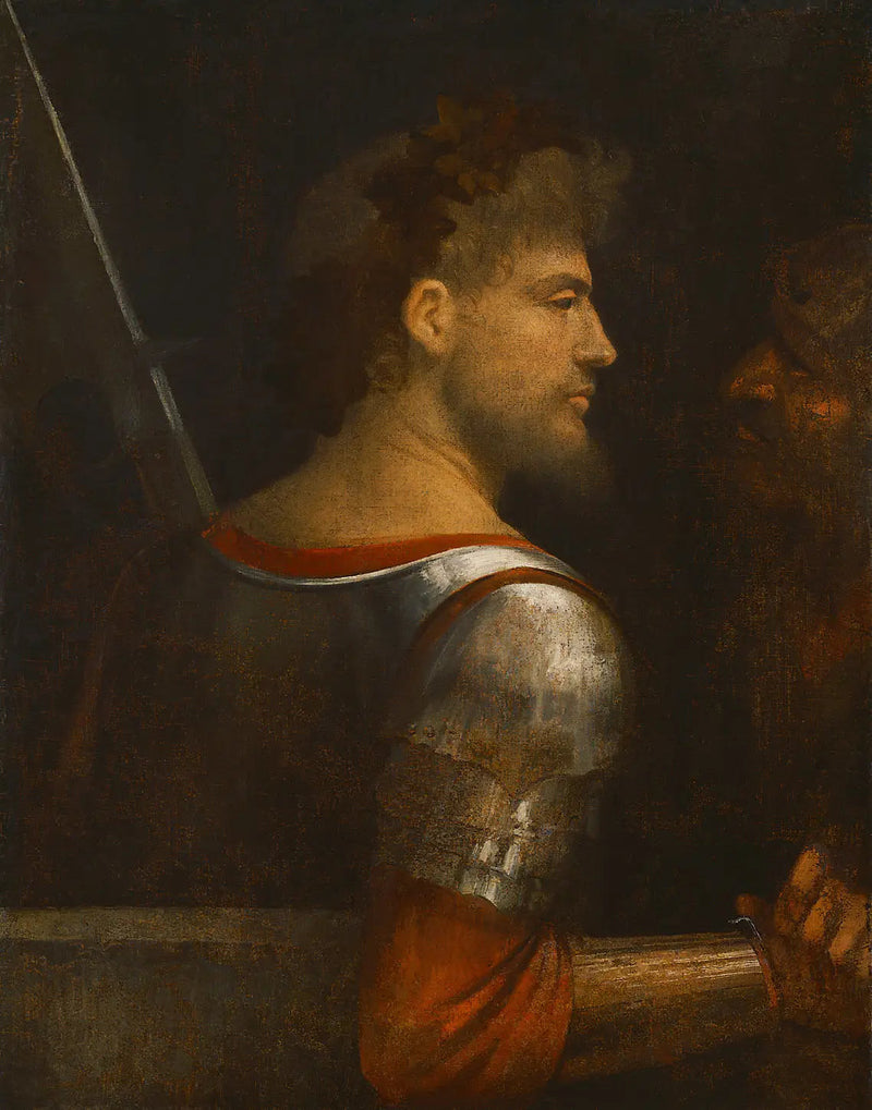 Portret mężczyzny w zbroi - Giorgione