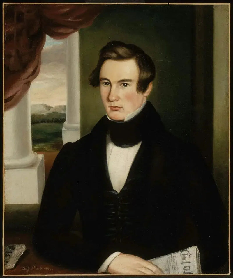 Portret mężczyzny - Martin Johnson Heade