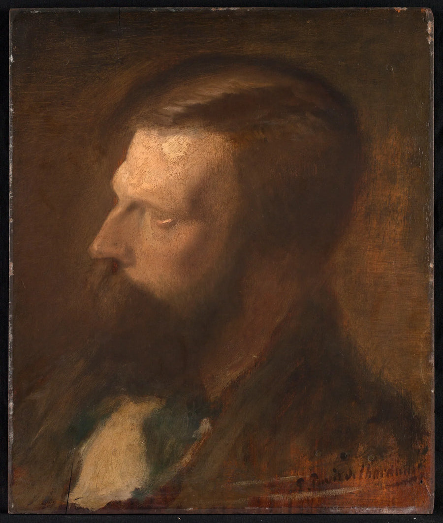 Portrait d'homme - Pierre Puvis de Chavannes image 1 copie de tableau peinte à la main
