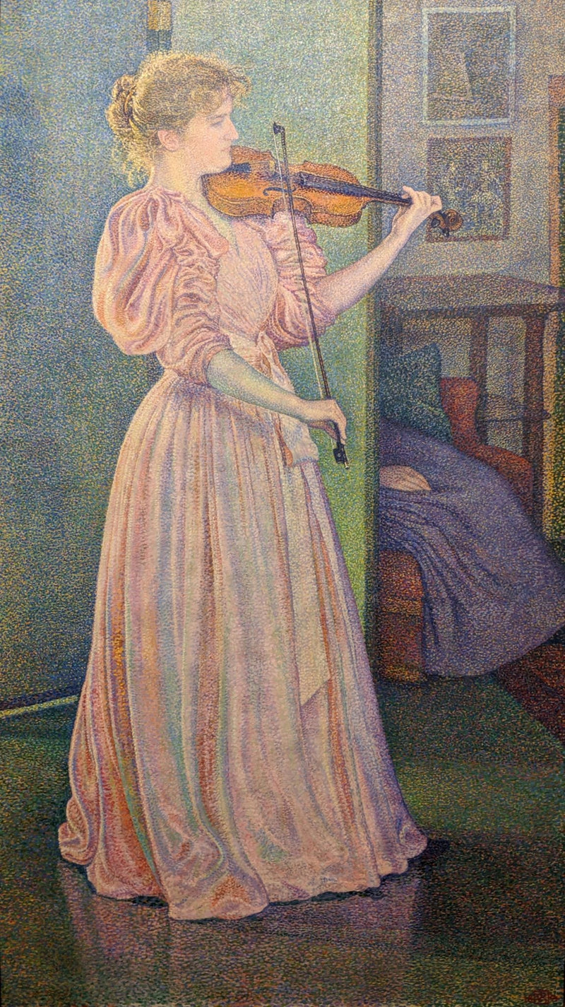 Portret Irmy Sèthe - Théo van Rysselberghe