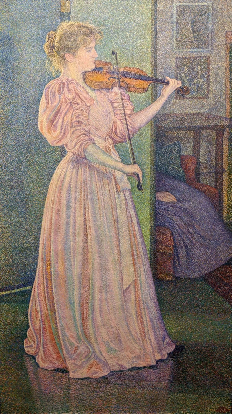 Portret Irmy Sèthe - Théo van Rysselberghe