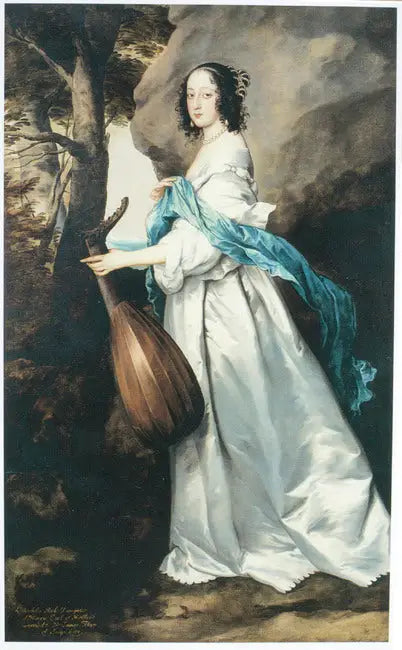 Portret Isabelli Rich (1623-), żony Sir James Thynne - Antoine van Dyck