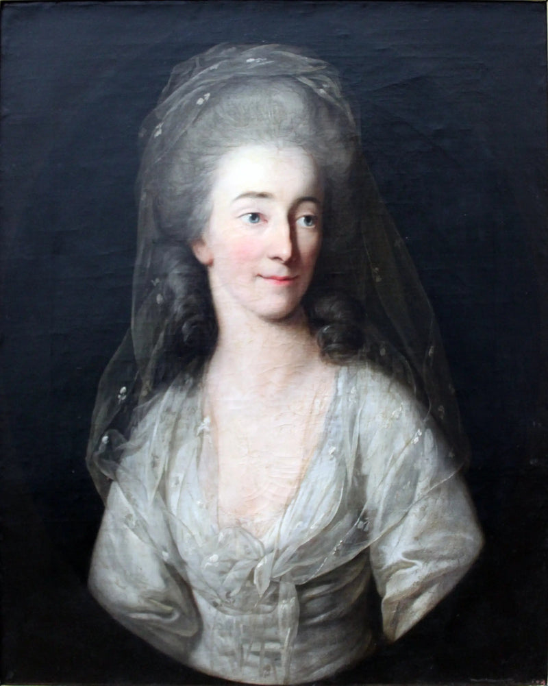 Portret Izabelli von Broizem - Anton Graff