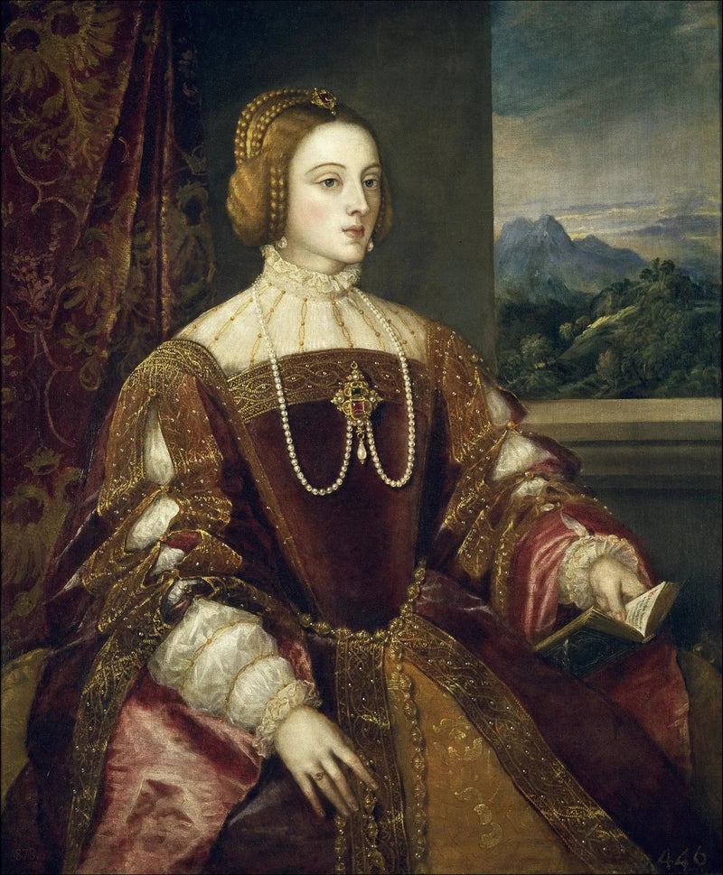 Portret Izabeli Portugalskiej - Titian