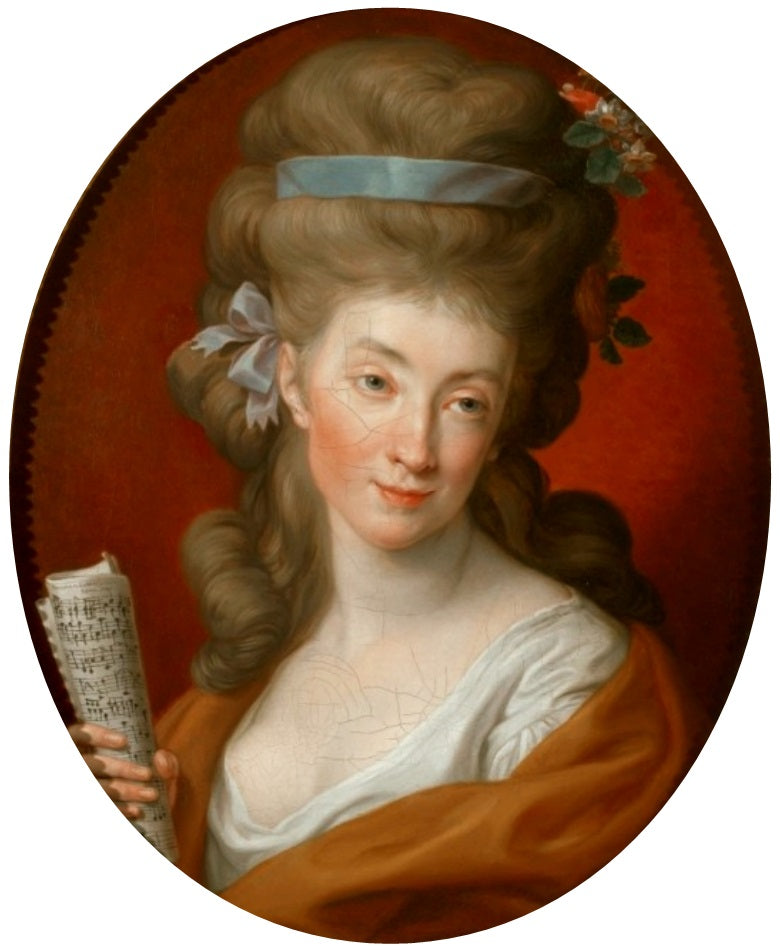 Portret Izabeli (Elżbiety) Potockiej z domu Lubomirska w Polymnie. - Pompeo Batoni
