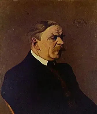 Portret Octave'a Mirbeau - Félix Vallotton