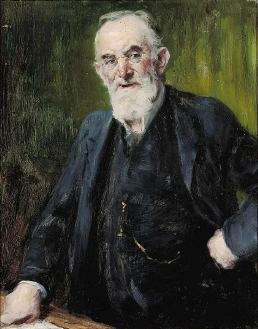 Portret Octaviusa Hansena. - Peder Severin Krøyer
