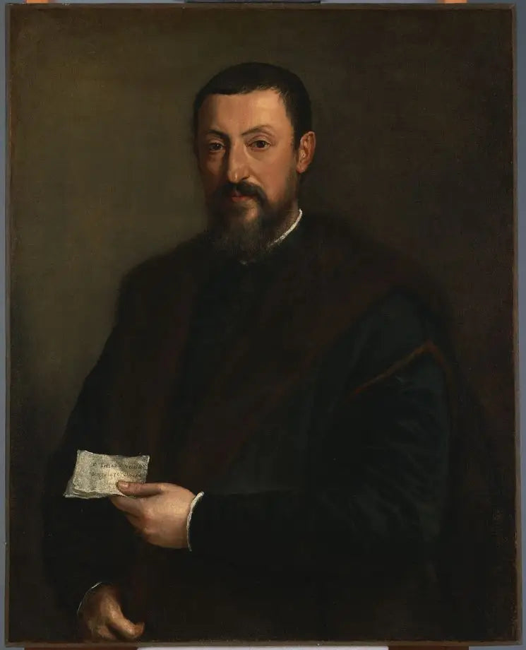Portret przyjaciela Tycjana, Marco Mantova Benevides - Titian