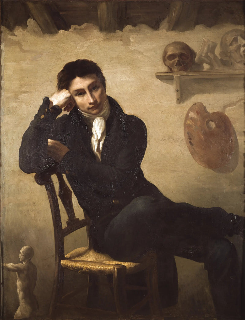 Portret artysty w jego pracowni - Théodore Géricault