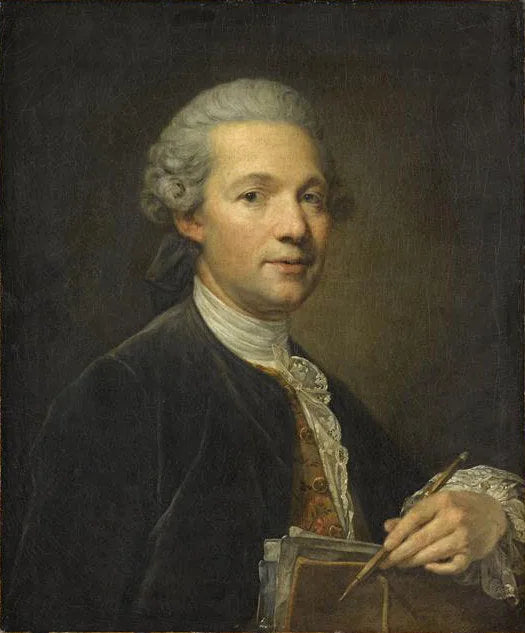 Portret artysty - Jean-Baptiste Greuze
