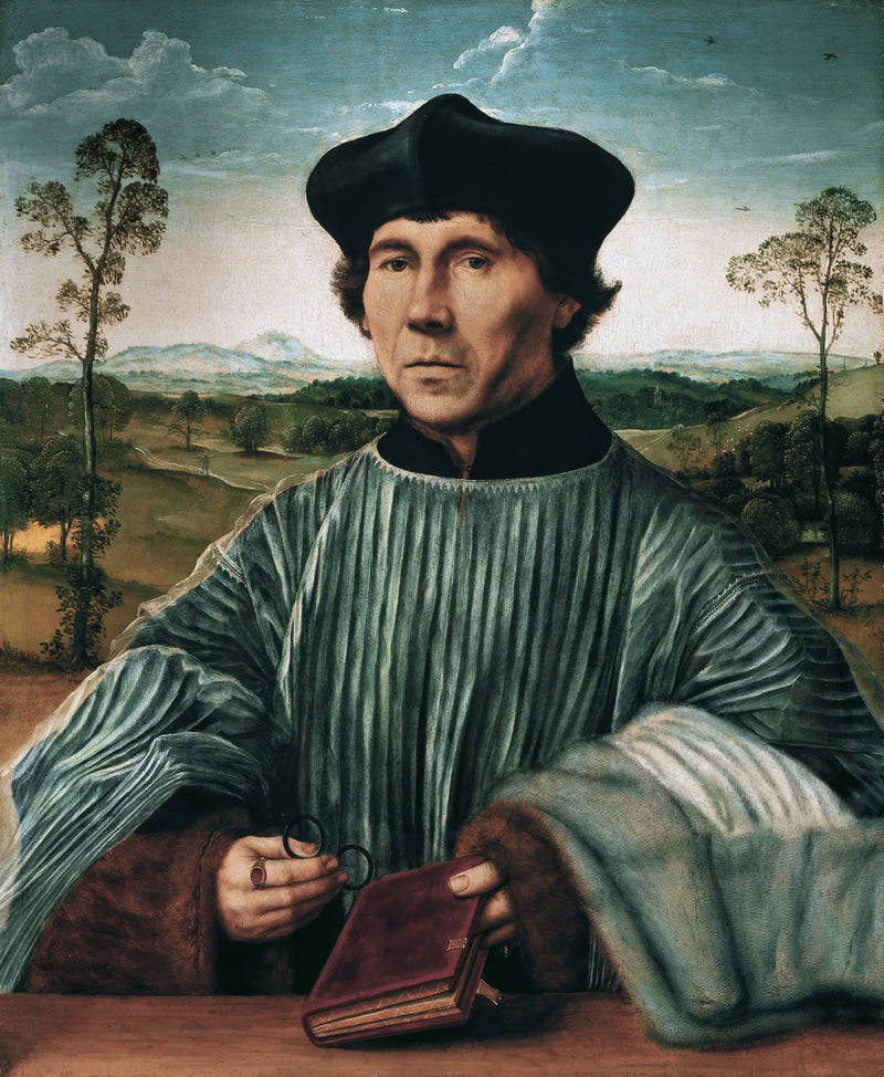 Portret kanonika. - Quentin Metsys