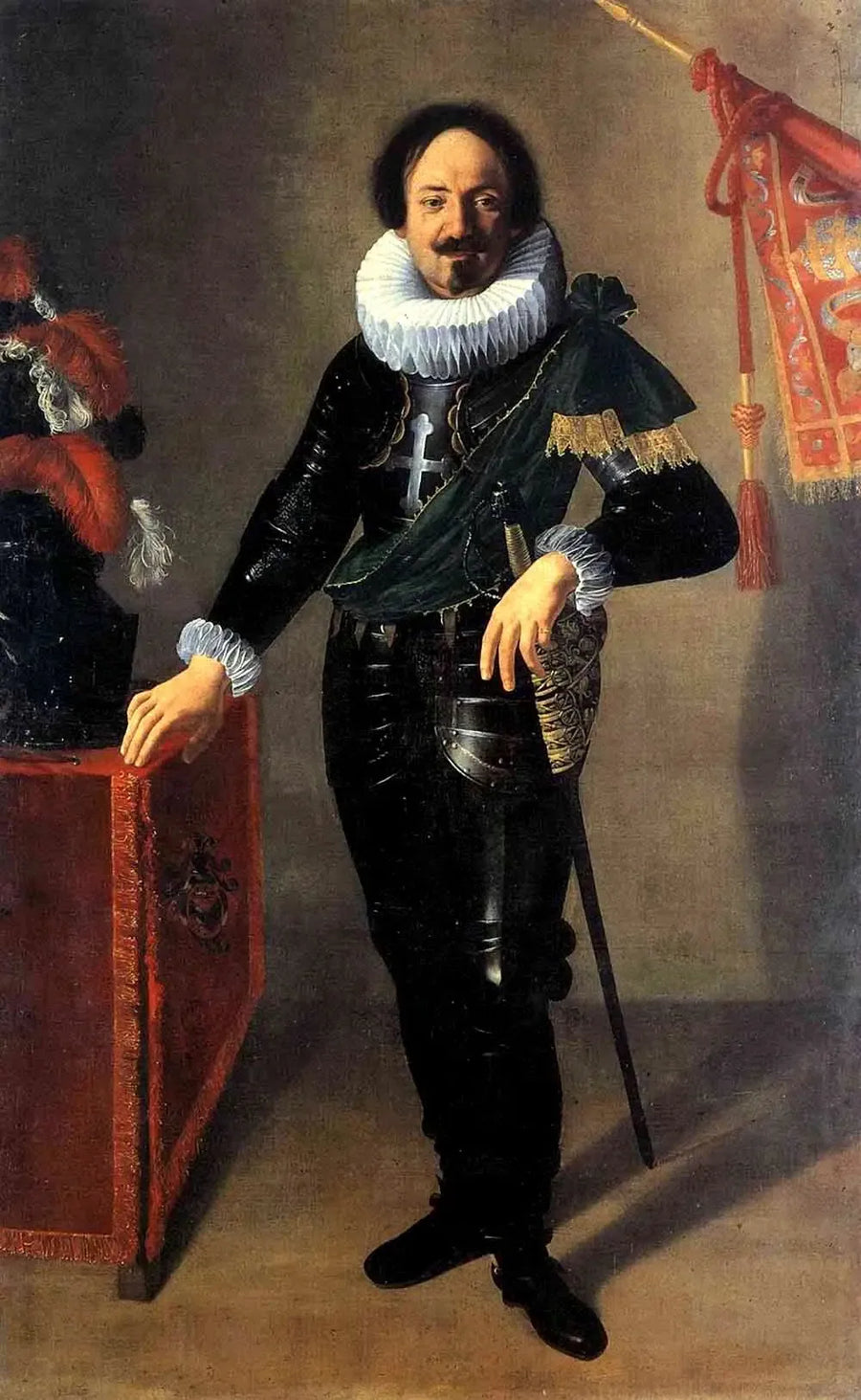 Portret rycerza zakonu Świętego Maurycego i Łazarza - Artemisia Gentileschi