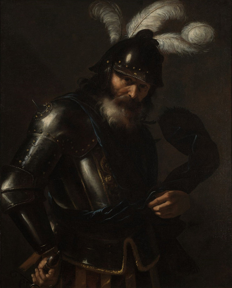 Portret rycerza w zbroi - Mattia Preti