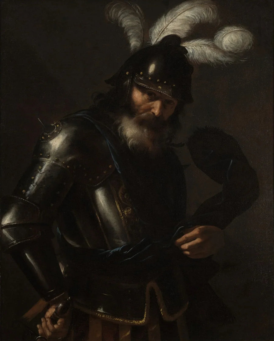 Portret rycerza w zbroi - Mattia Preti