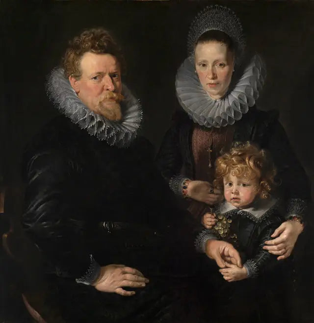 Portret małżeńskiej pary z dzieckiem - Peter Paul Rubens