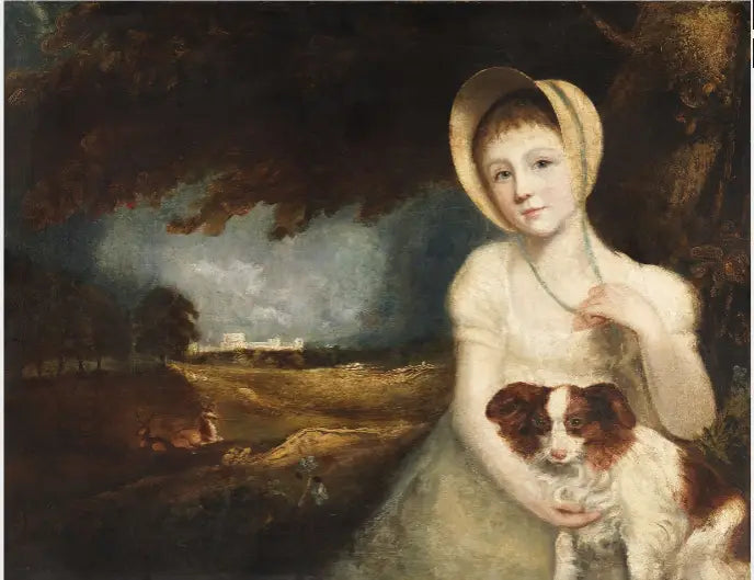 Portret dziecka z psem - John Constable