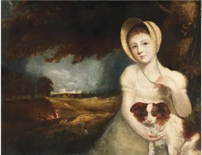 Portret dziecka z psem - John Constable