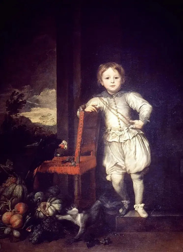 Portret dziecka w bieli - Antoine van Dyck