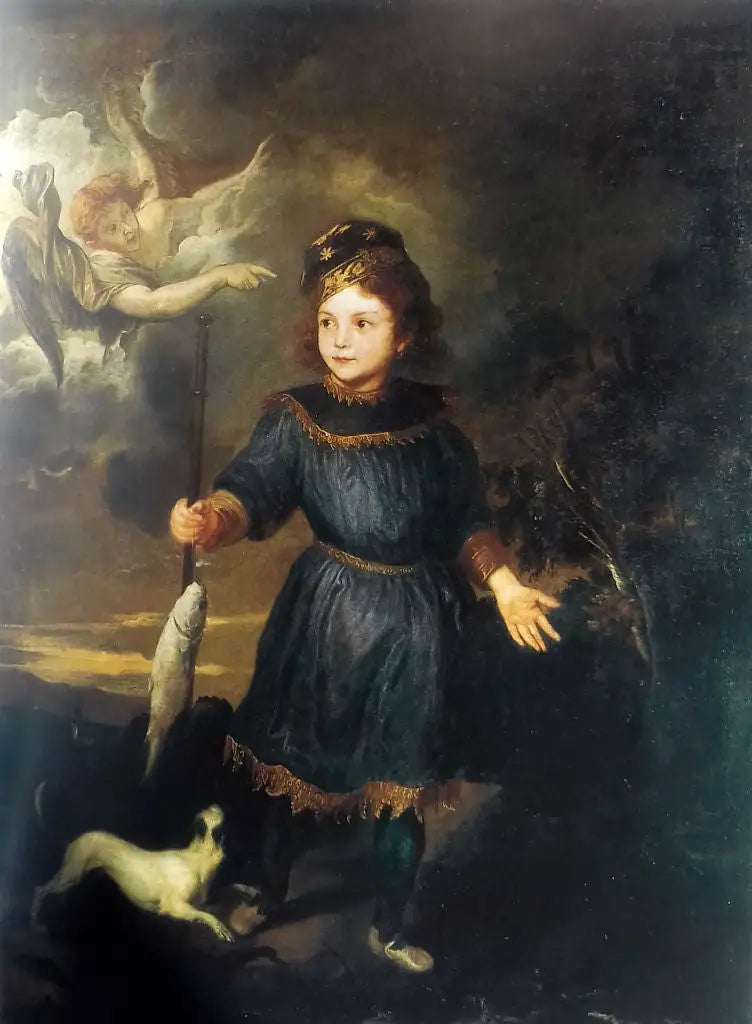 Portret dziecka, być może Tobio Pallavicino w roli Tobiasza i Anioła - Antoine van Dyck