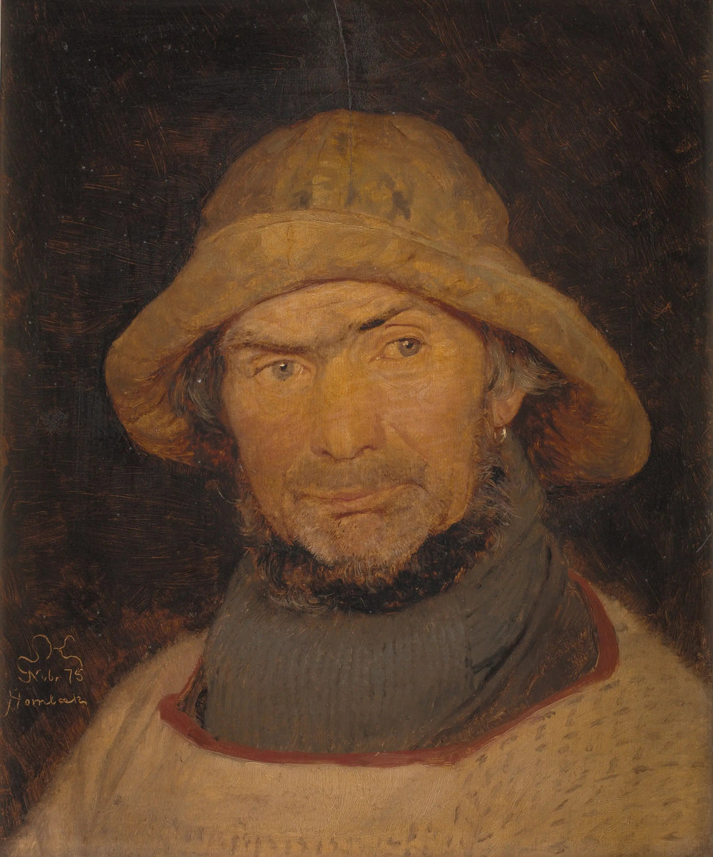 Portrait d’un fisker de Hornbæk - Peder Severin Krøyer - Alpha Reproduction