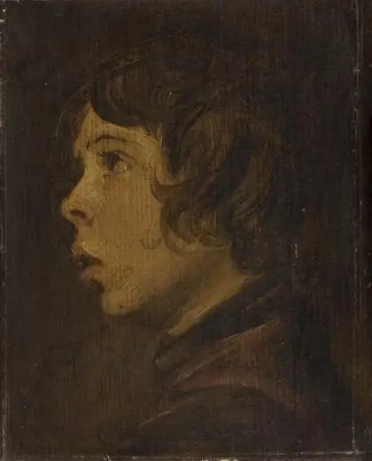 Portret chłopca zwróconego w lewo - Frans Hals