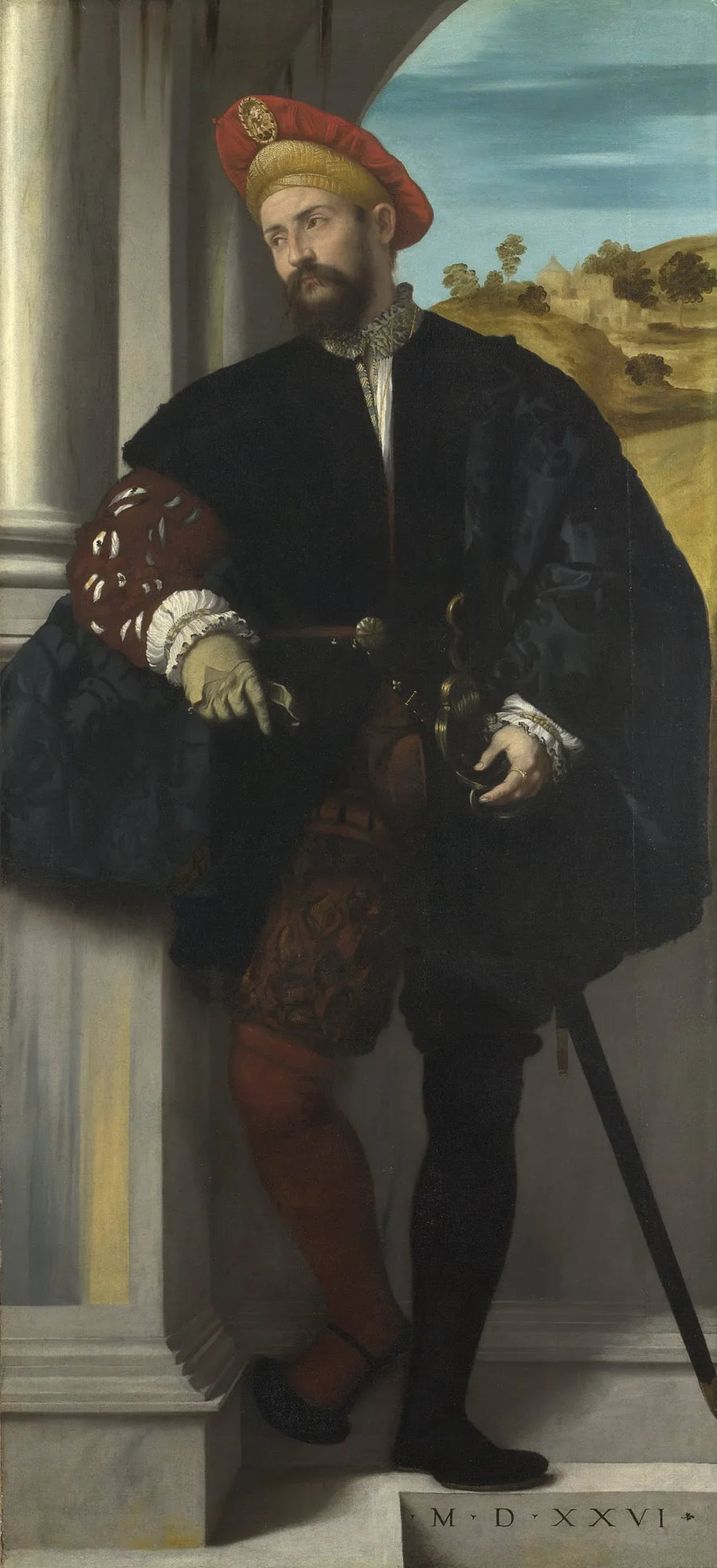 Portret szlachcica - Alessandro Bonvicino