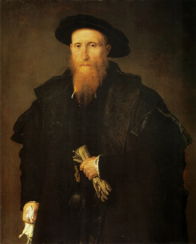 Portret szlachcica z rękawiczkami - Lorenzo Lotto