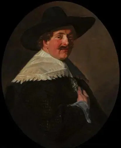 Portret mężczyzny siedzącego - Frans Hals