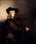 Portret mężczyzny z sokołem - Rembrandt