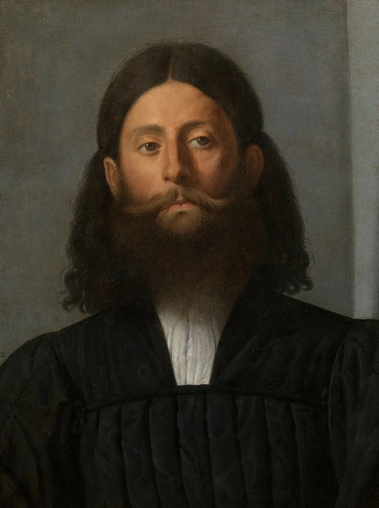 Portrait d'un homme barbu - Lorenzo Lotto image 1 reproduction d’œuvre d’art à l’huile