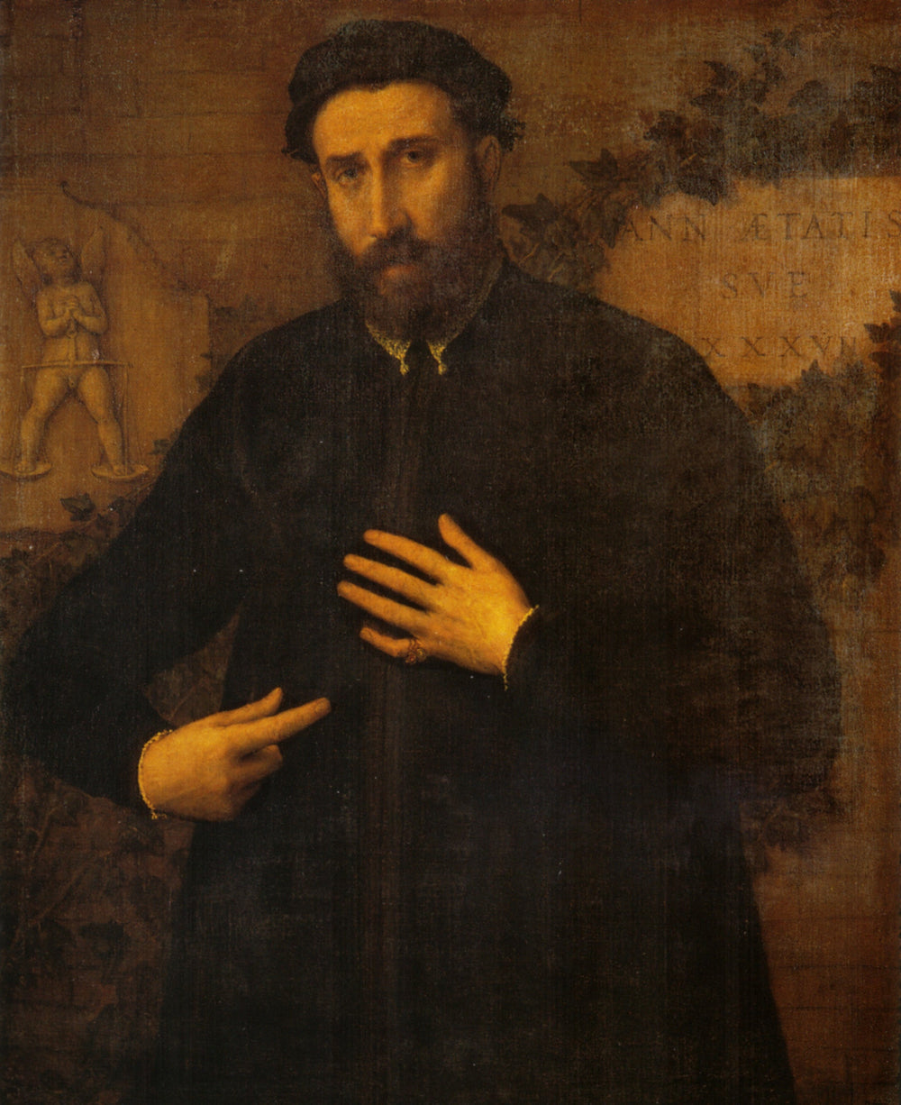 portrait d’un homme de 37 ans - Lorenzo Lotto - Alpha Reproduction