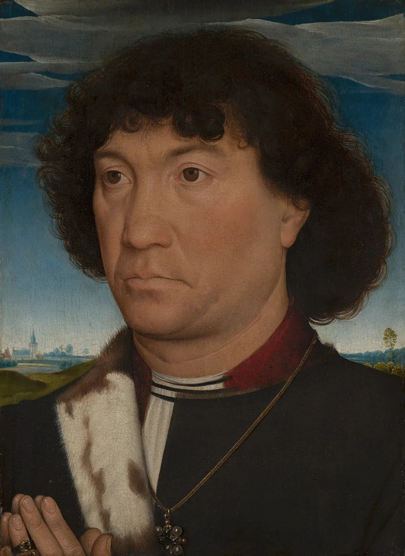 Portret mężczyzny z rodziny Lespinette - Hans Memling