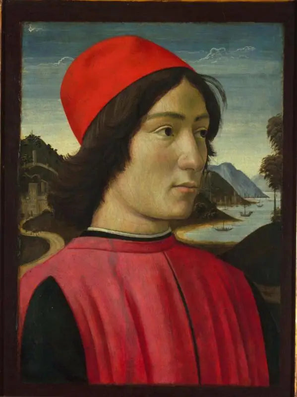 Portret mężczyzny - Domenico Ghirlandaio