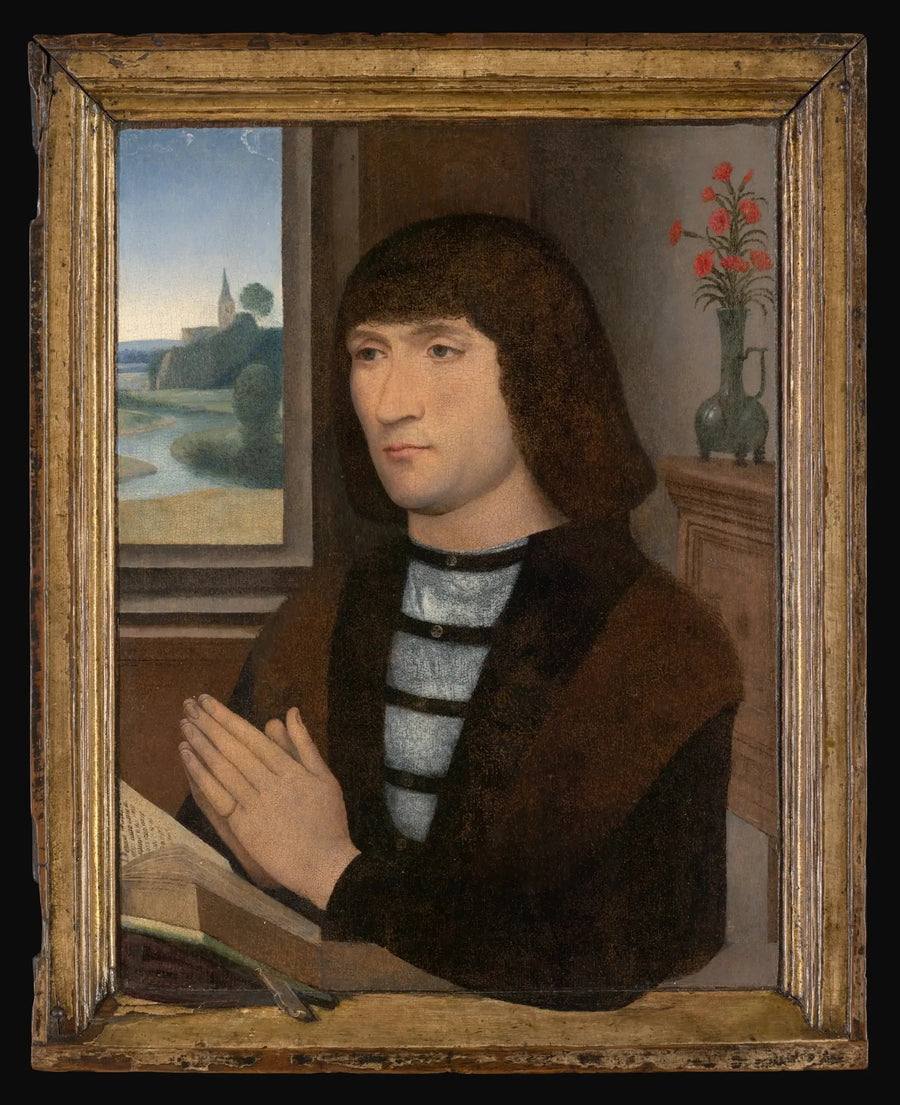 Portret mężczyzny w modlitwie - Hans Memling
