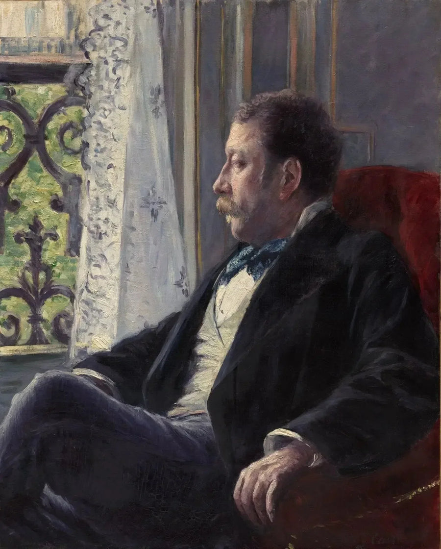 Portret mężczyzny - Gustave Caillebotte