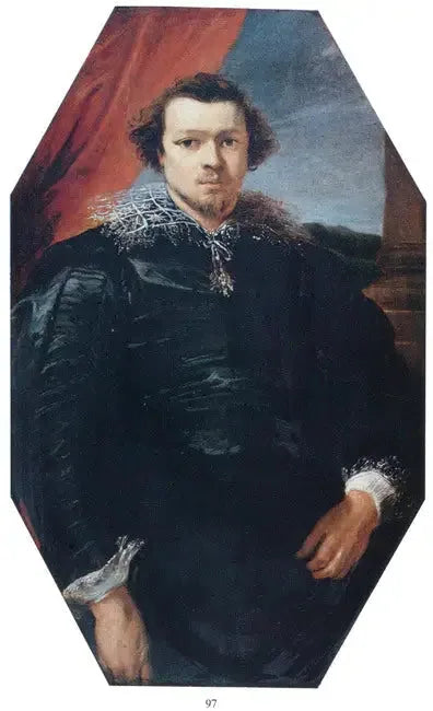 Portret nieznanego mężczyzny, dawniej nazywanego Jasper de Charles de Nieuwenhove - Antoine van Dyck