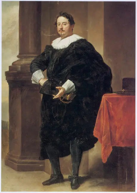 Portret nieznanego mężczyzny, około 1626-1632 - Antoine van Dyck