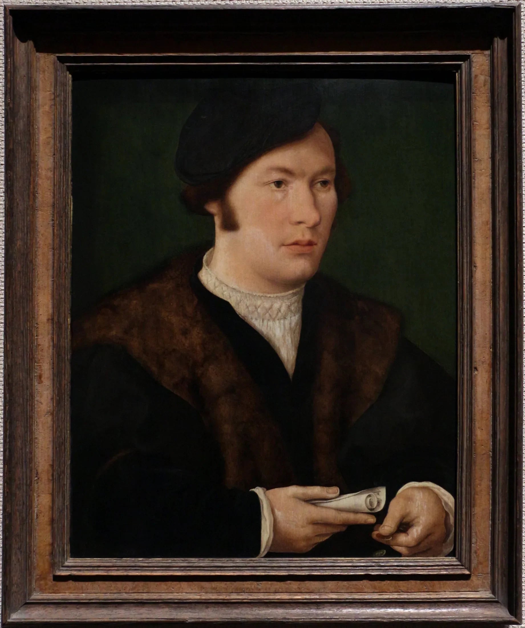 Portrait d'un homme - Joos van Cleve image 1 copie de tableau peinte à la main