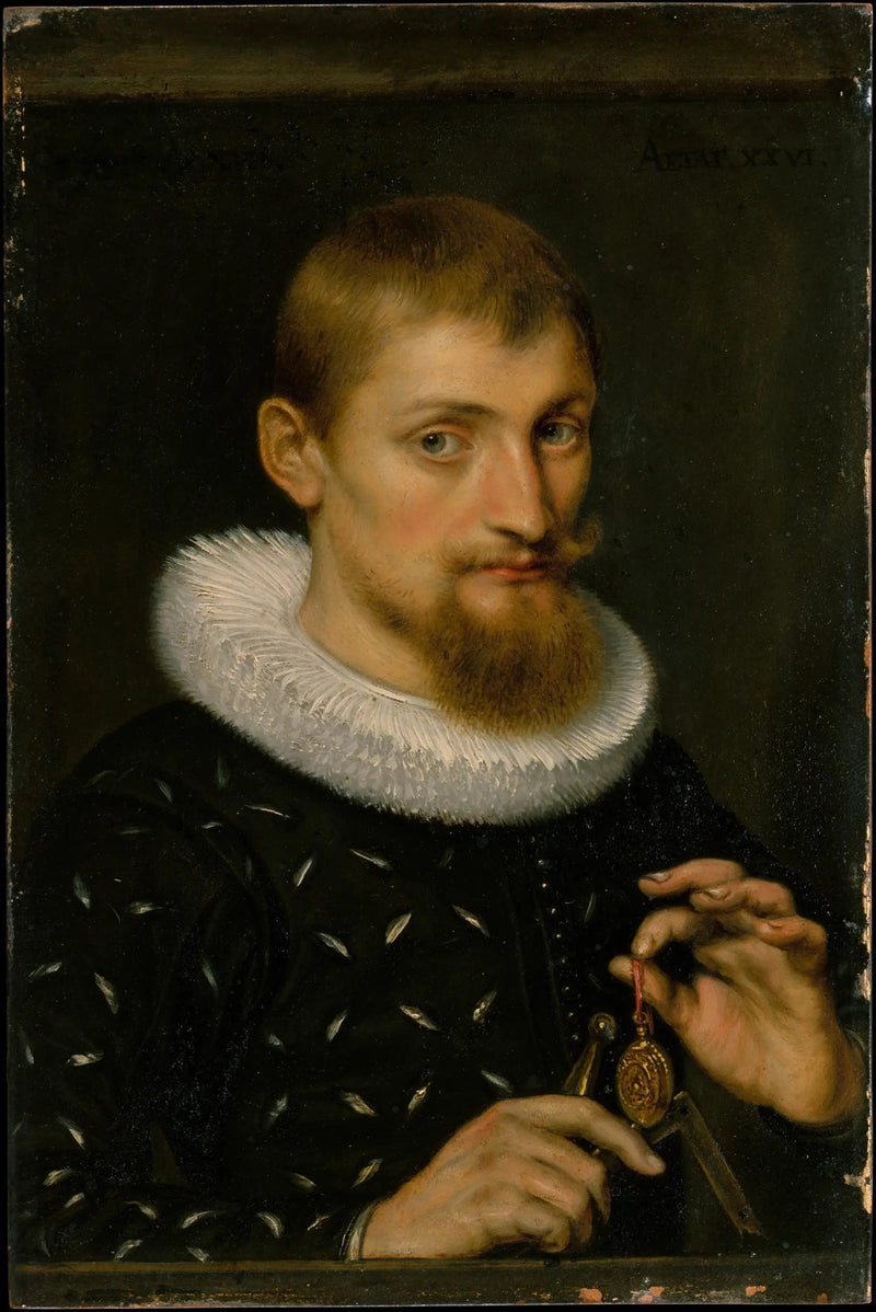 Portret mężczyzny, być może architekta lub geografa - Peter Paul Rubens