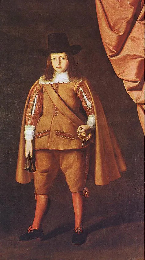 Portret młodego arystokraty (Juan Francisco de la Cerda Enríquez de Ribera, Marqués de Cogolludo) - Francisco de Zurbarán