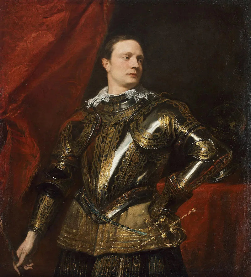 Portret młodego generała - Antoine van Dyck