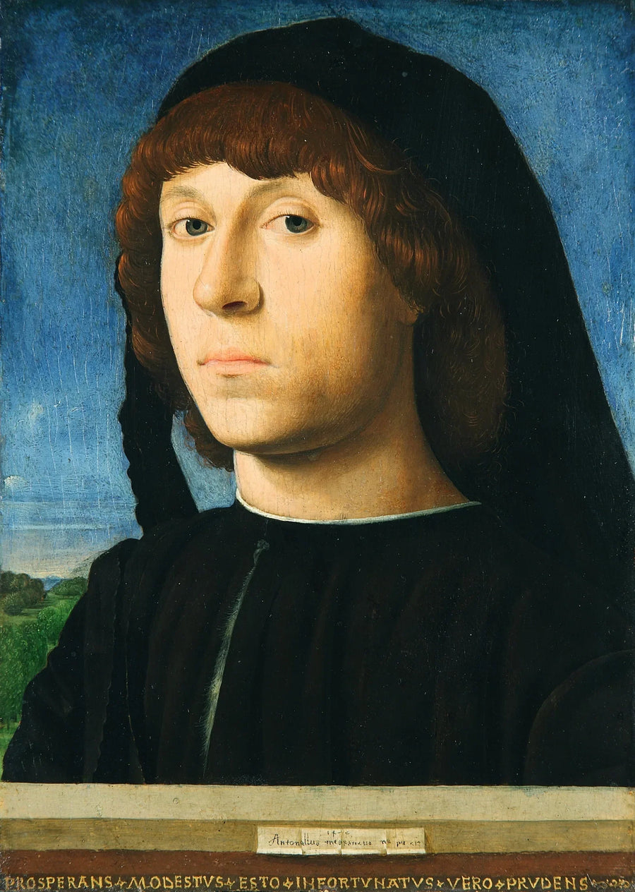 Portret młodego mężczyzny - Antonello de Messine