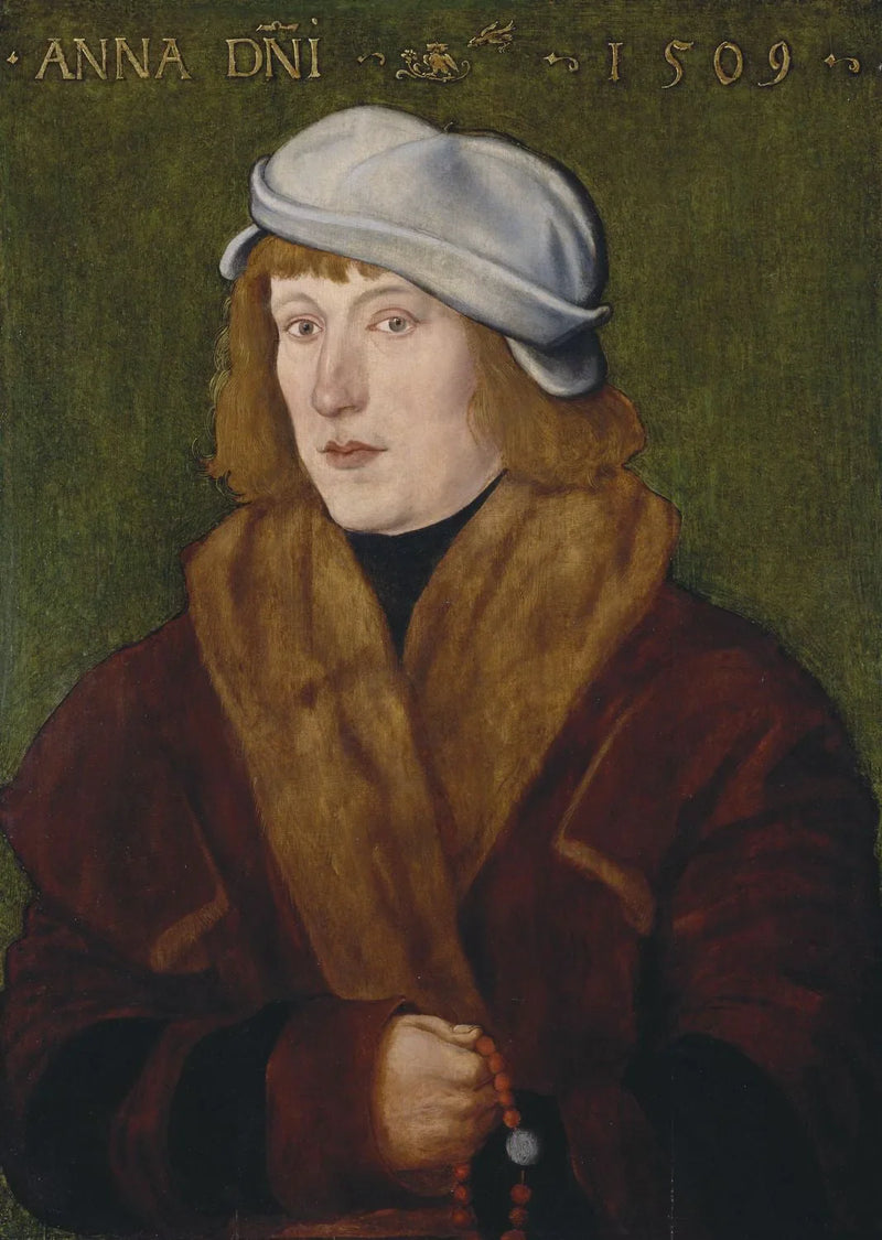 Portret młodego mężczyzny z różańcem - Hans Baldung Grien
