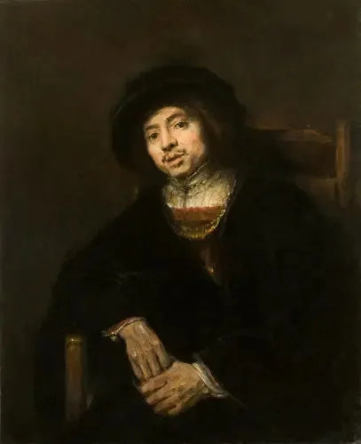 Portret młodego mężczyzny w fotelu - Rembrandt