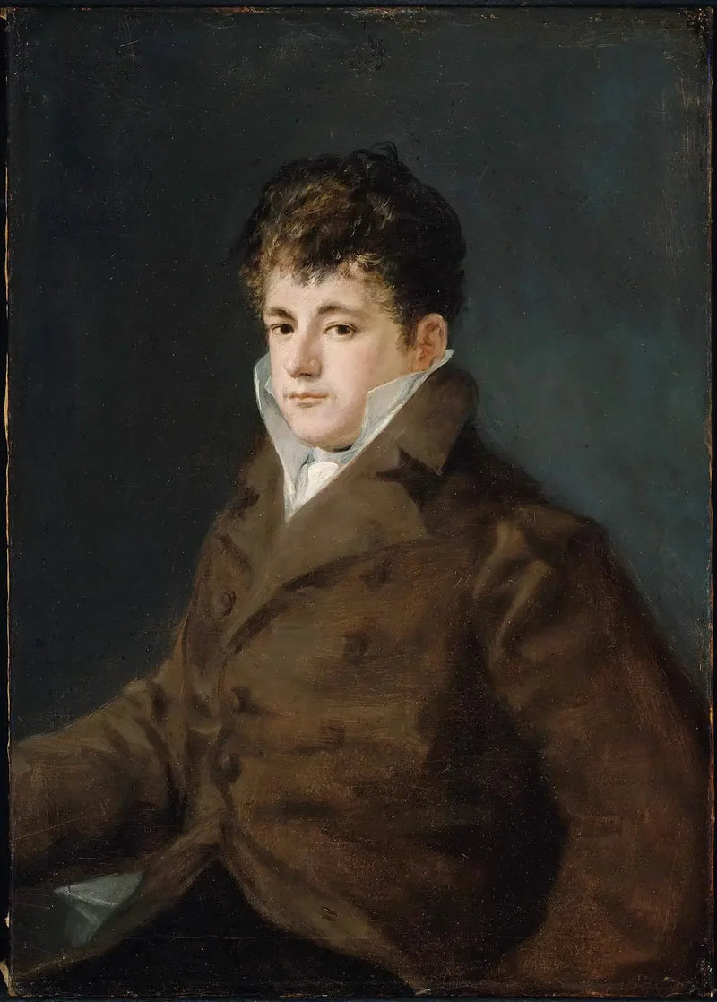 Portret młodego mężczyzny w brązie, być może Javier Goya - Francisco de Goya