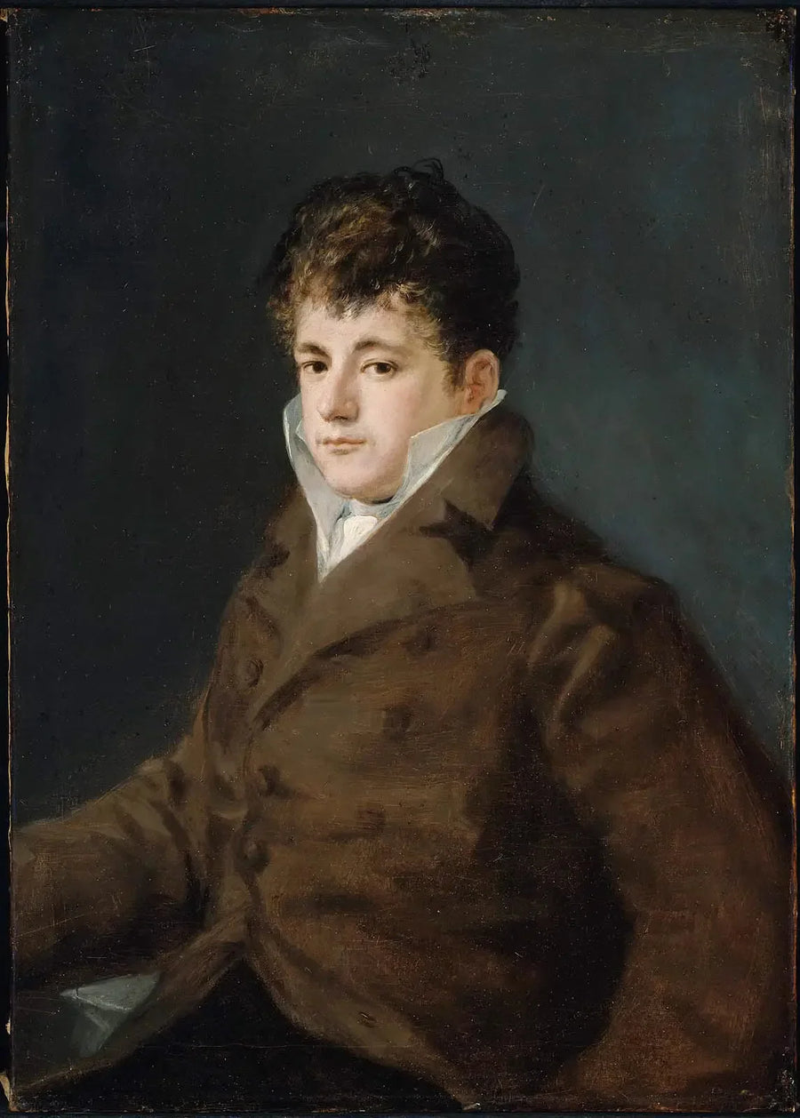 Portret młodego mężczyzny w brązie, być może Javier Goya - Francisco de Goya