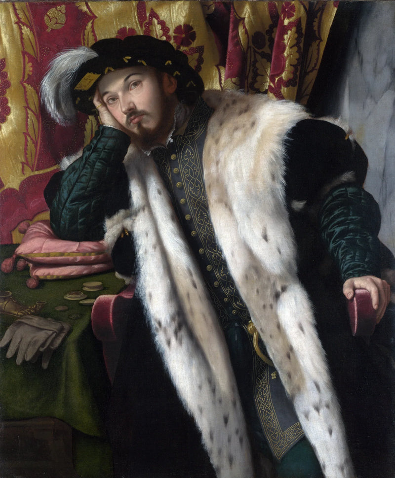 Portret młodego mężczyzny (Fortunato Martinengo Cesaresco?) - Alessandro Bonvicino